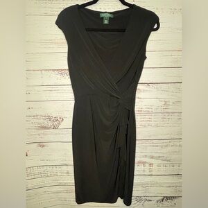 Ralph Lauren Black Asymmetrical Dress